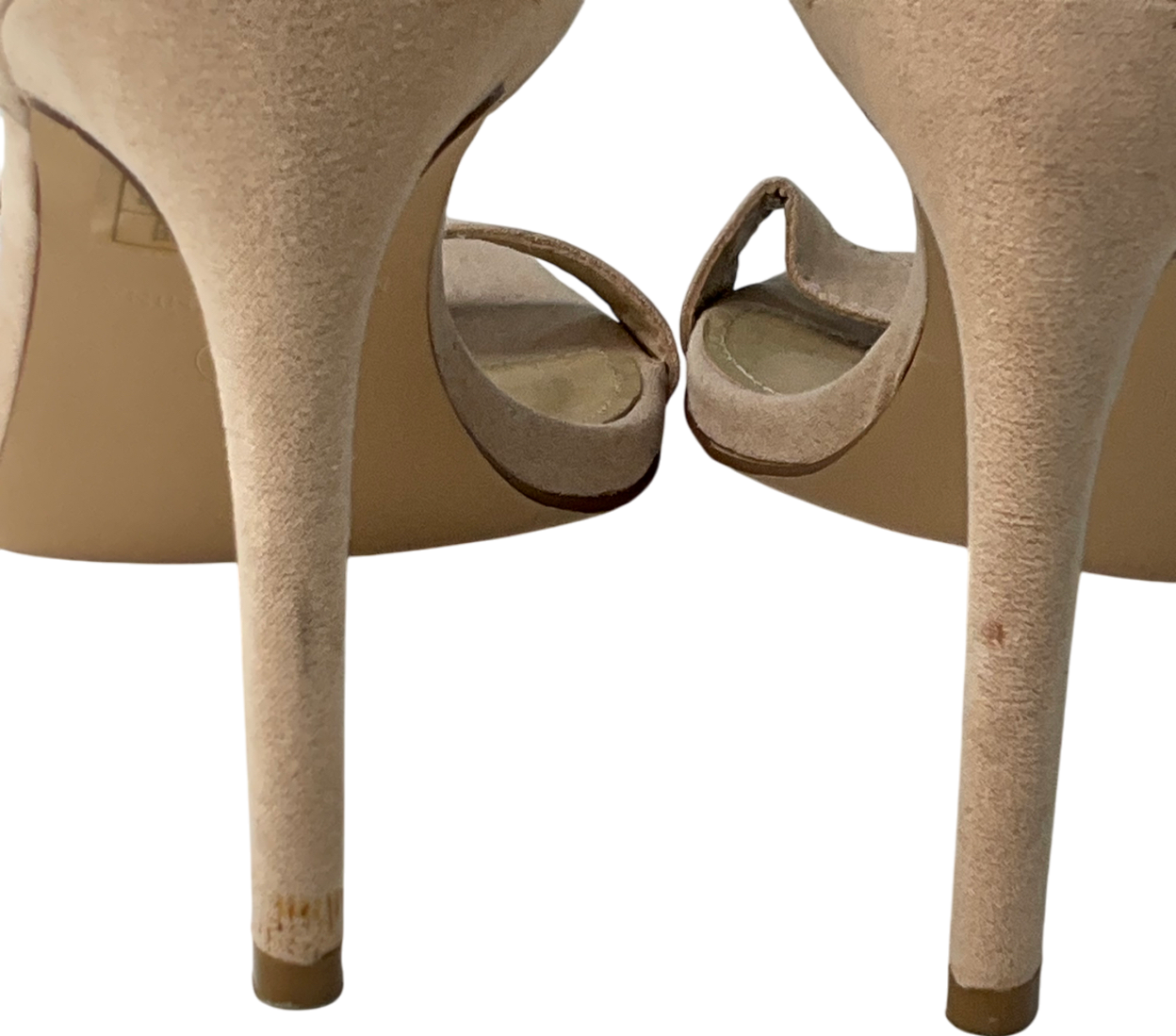 Truffle Collection Cream Block Heel Shoes In Beige UK 5 EU 38 👠