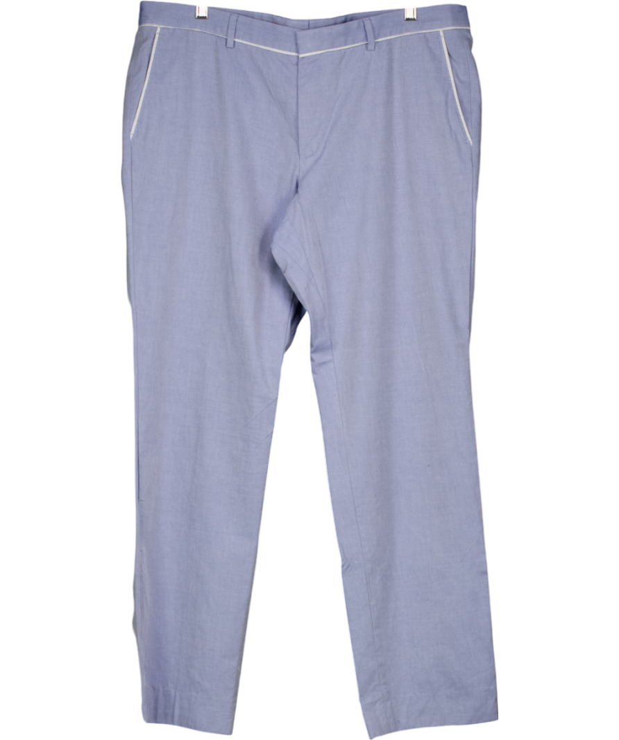 BOSS Blue Slim Fit Viscose Trousers UK XXXL