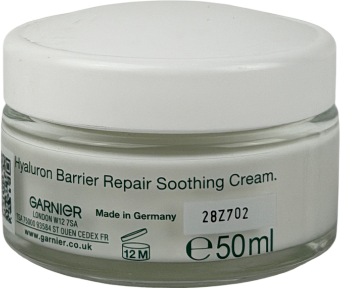 Garnier Hyaluron Barrier Repair Soothing Cream, Enriched With Hyaluronic Acid & Aloe Vera 50ml