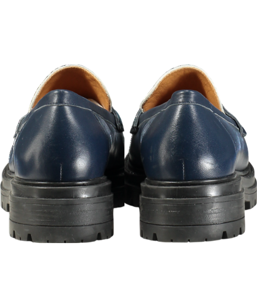 Sezane Blue Albane Loafers UK 8 EU 41 👠