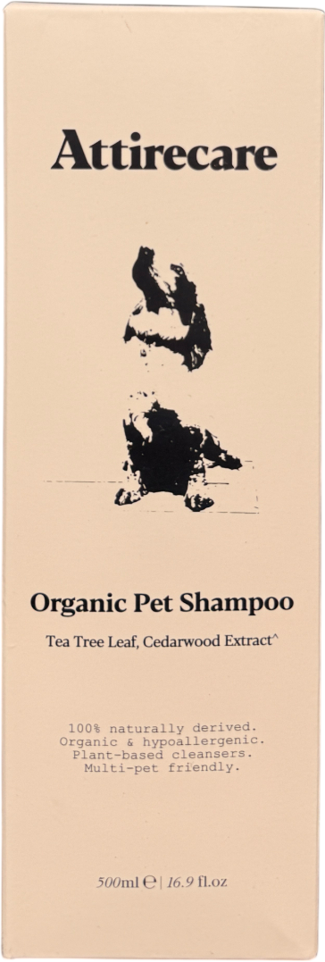 Attirecare White Organic Dog Shampoo 500ml No Size