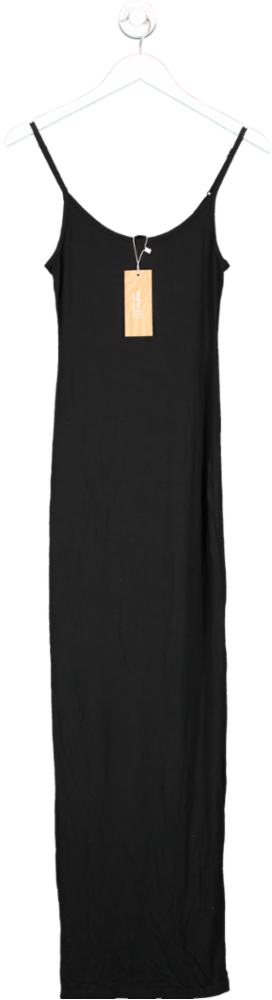SHEIN Black Jersey Maxi Dress UK XS