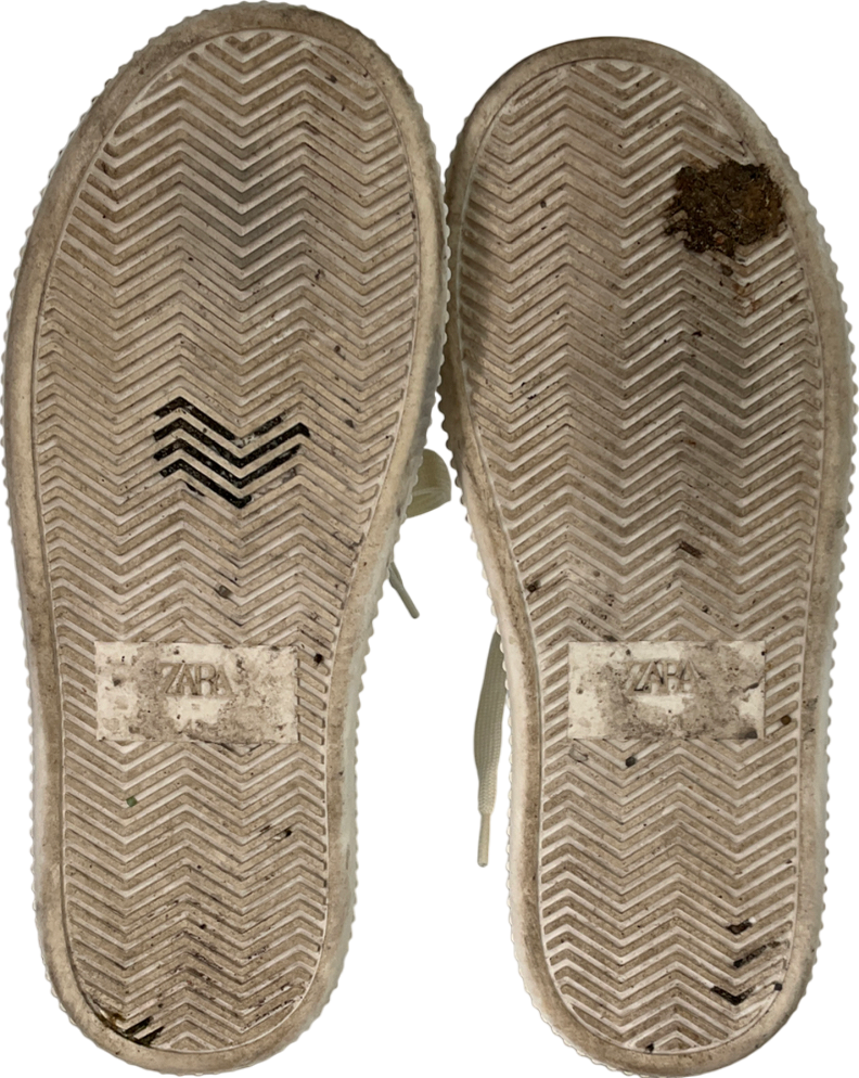 ZARA Cream Trainers UK 9 EU 43 👞