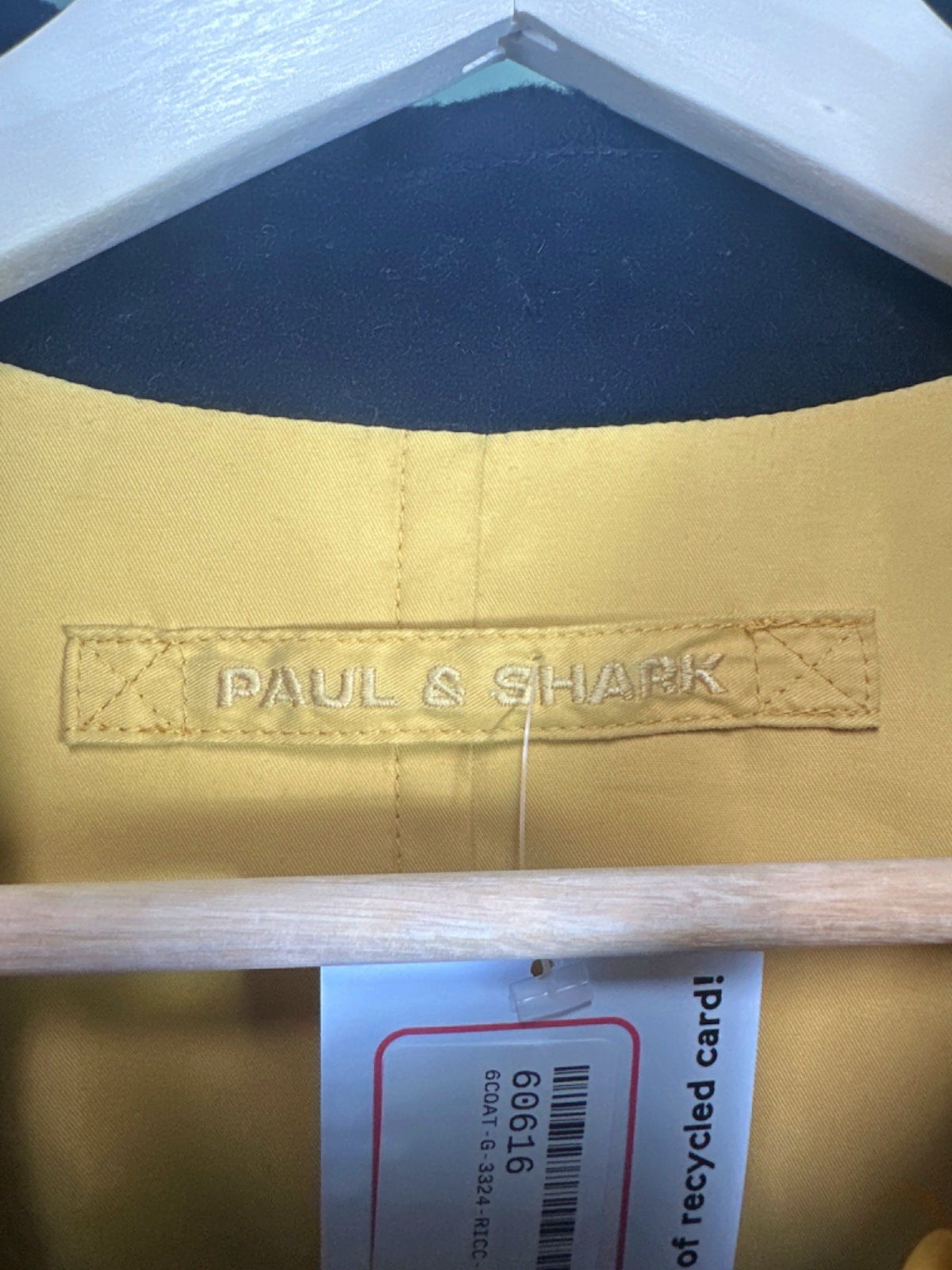 Paul & Shark Black Coat UK XL