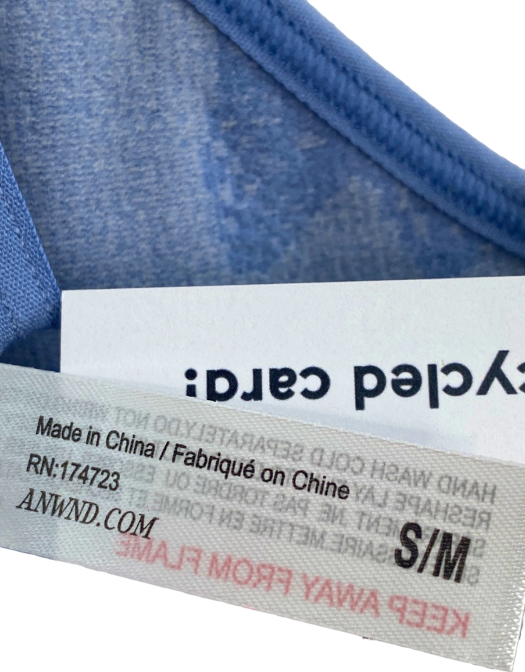 ANWND Blue Butterfly Print Jumpsuit S/M