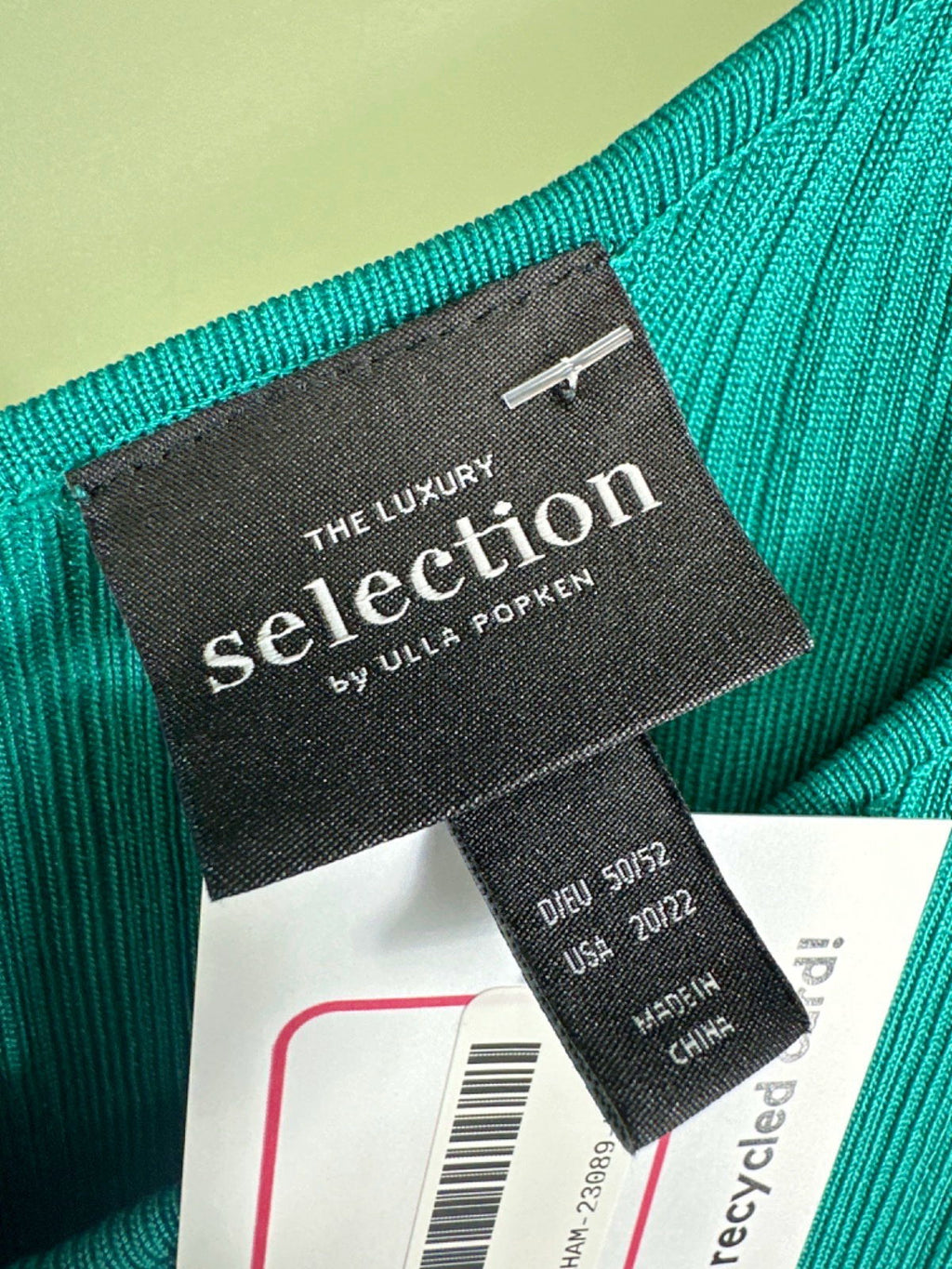 Ulla Popken Green Sleeveless Tank Top UK 20