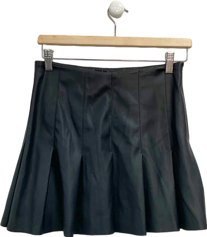 New Look Black Pleated Skirt UK 8