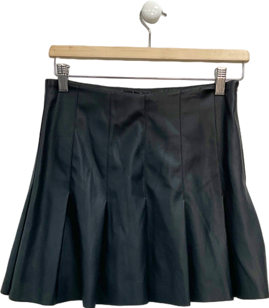 New Look Black Pleated Skirt UK 8