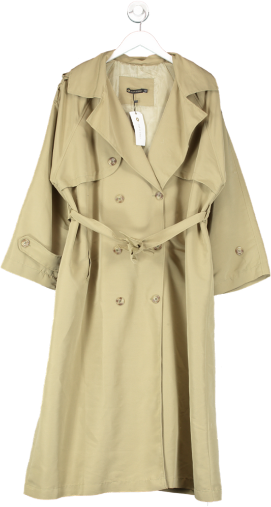 I saw it first Green Premium Oversized Trench Coat UK 12