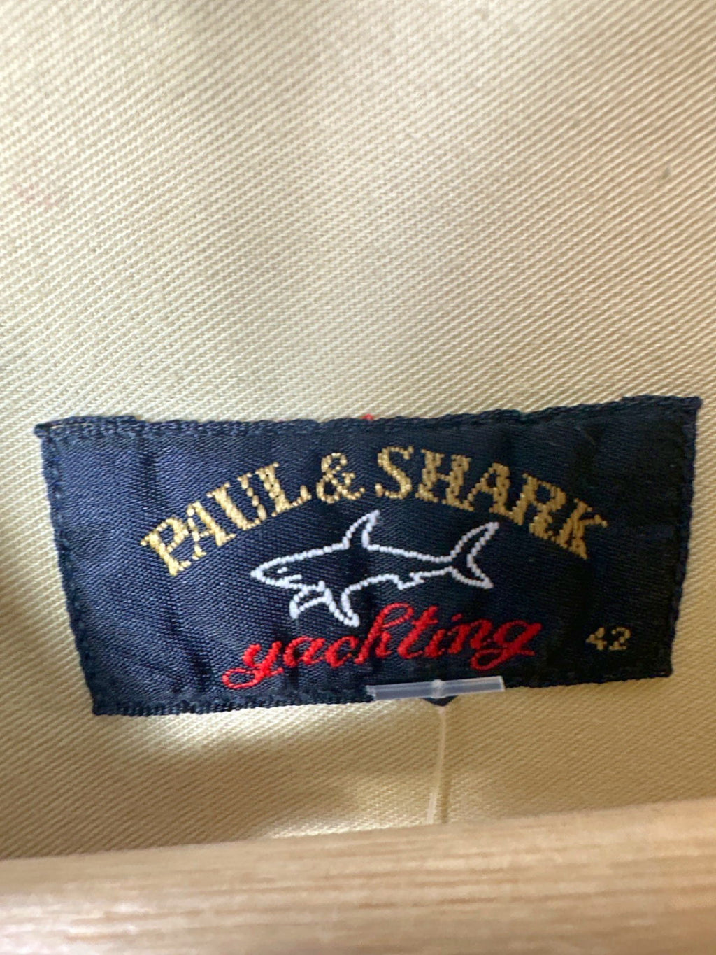 Paul & Shark Beige Short Sleeve Shirt UK XL