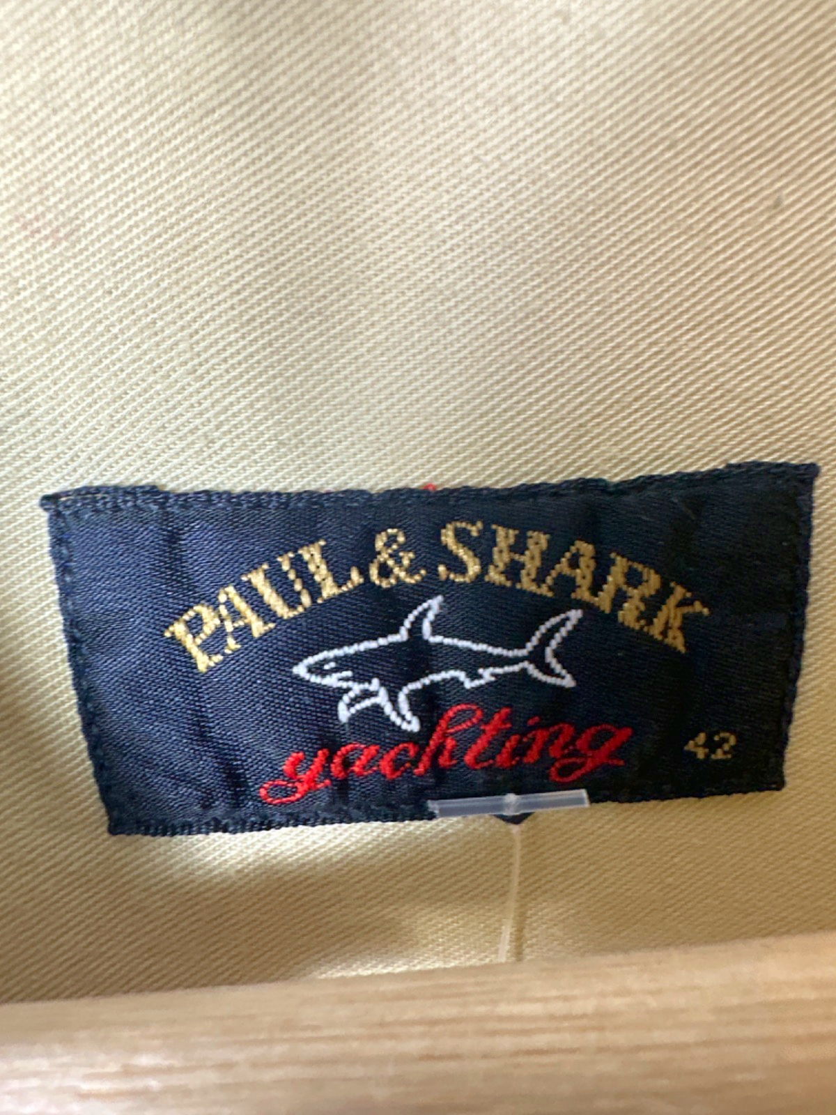 Paul & Shark Beige Short Sleeve Shirt UK XL