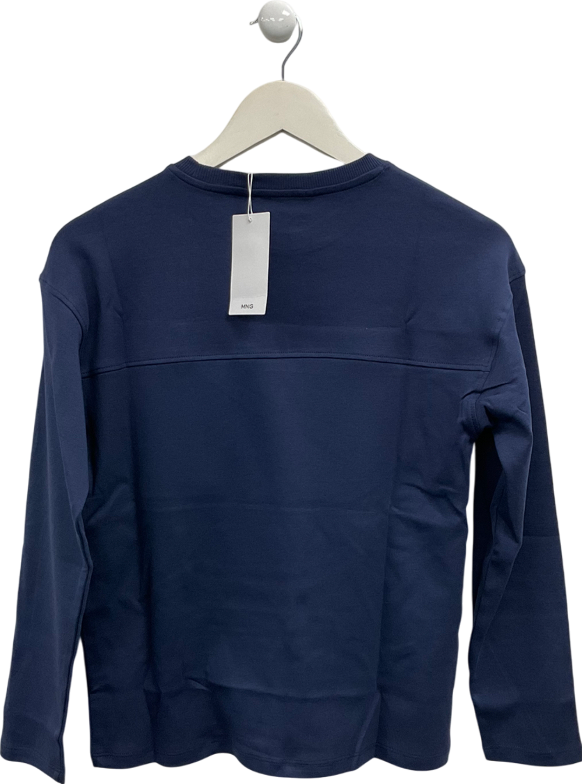 MANGO Blue Long Sleeve ‘beat Of The Town’ Top 11 Years