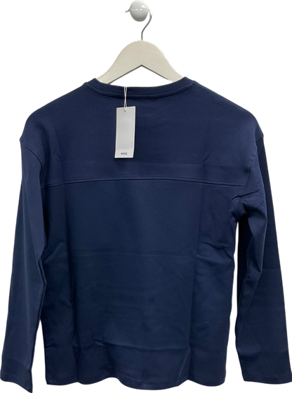 MANGO Blue Long Sleeve ‘beat Of The Town’ Top 11 Years