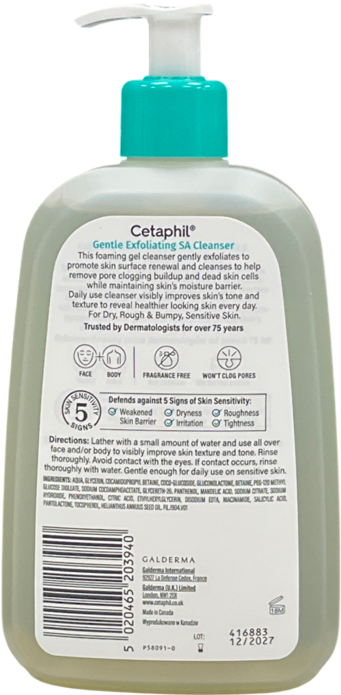 Cetaphil Gentle Exfoliating As Cleanser 473ml