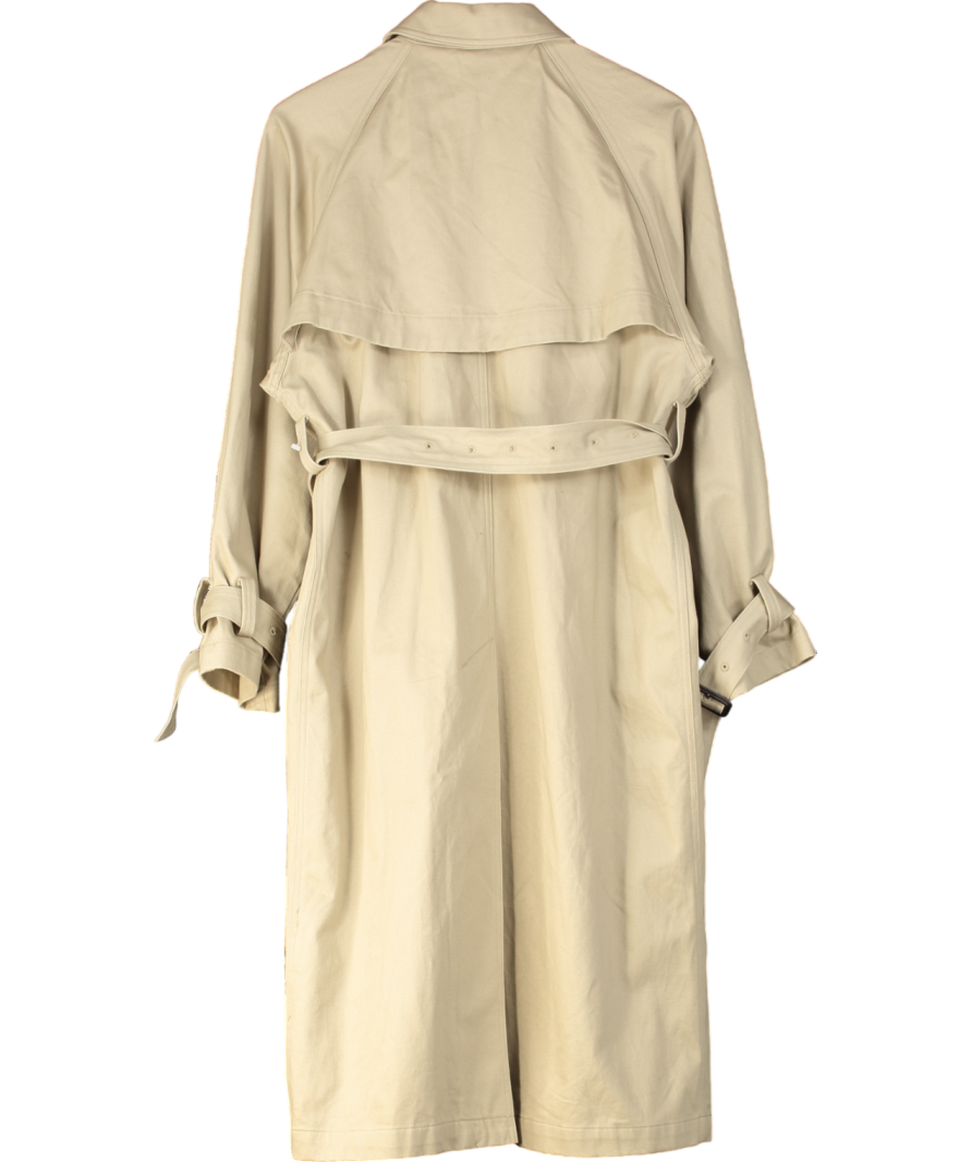 H&M Beige Double Breasted Trench Coat UK XS