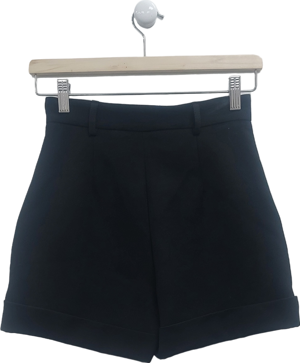 River Island Tailored Black Shorts UK 6