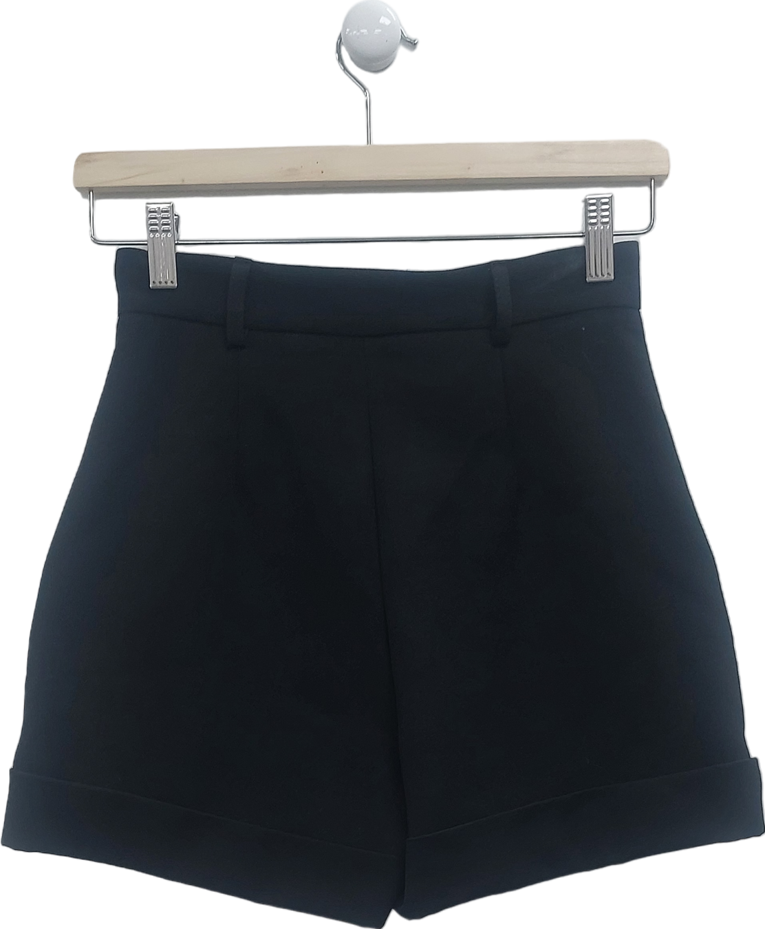 River Island Tailored Black Shorts UK 6