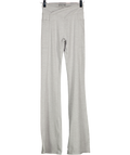 Bo + Tee Soft Active V-waist Pocket Flared Leggings In Grey Marl  UK S