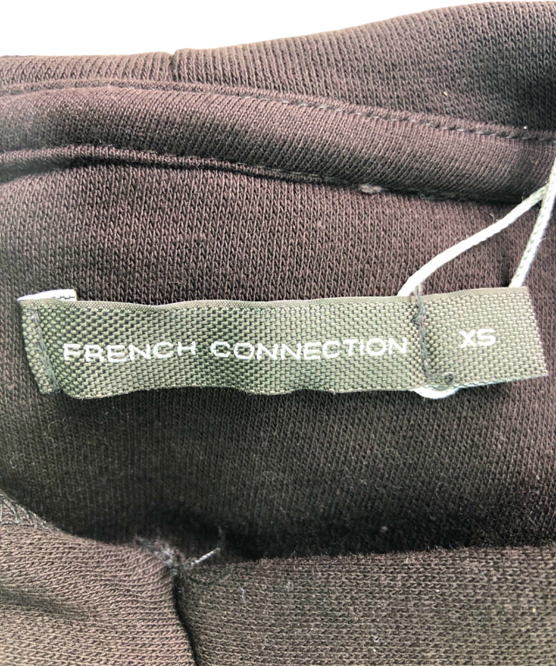 French Connection Black FC Sweat Dress XS UK Size