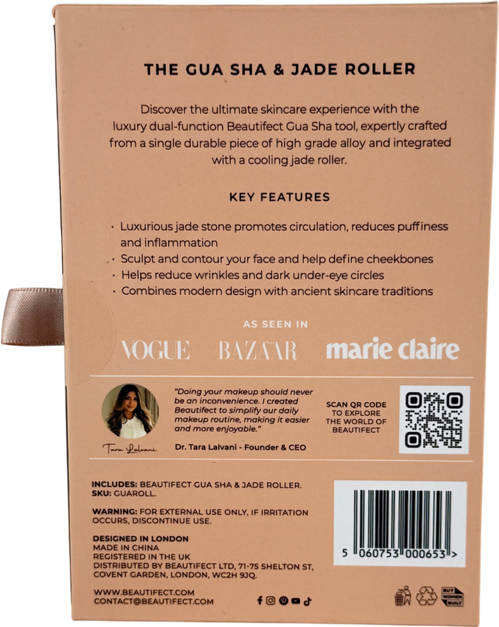 BEAUTIFECT The Gua Sha & Jade Roller One size