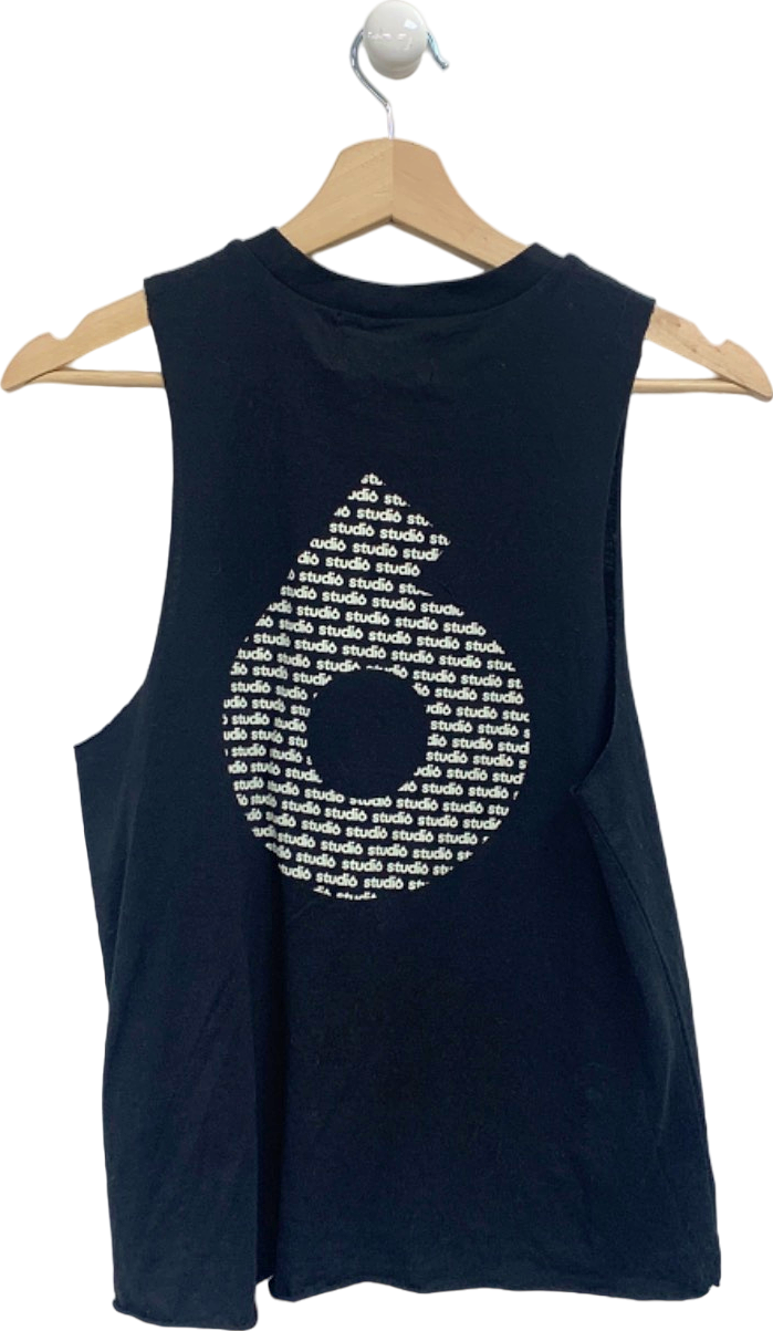 Studio 6 Fitness Sleeveless Tank Top Black UK S
