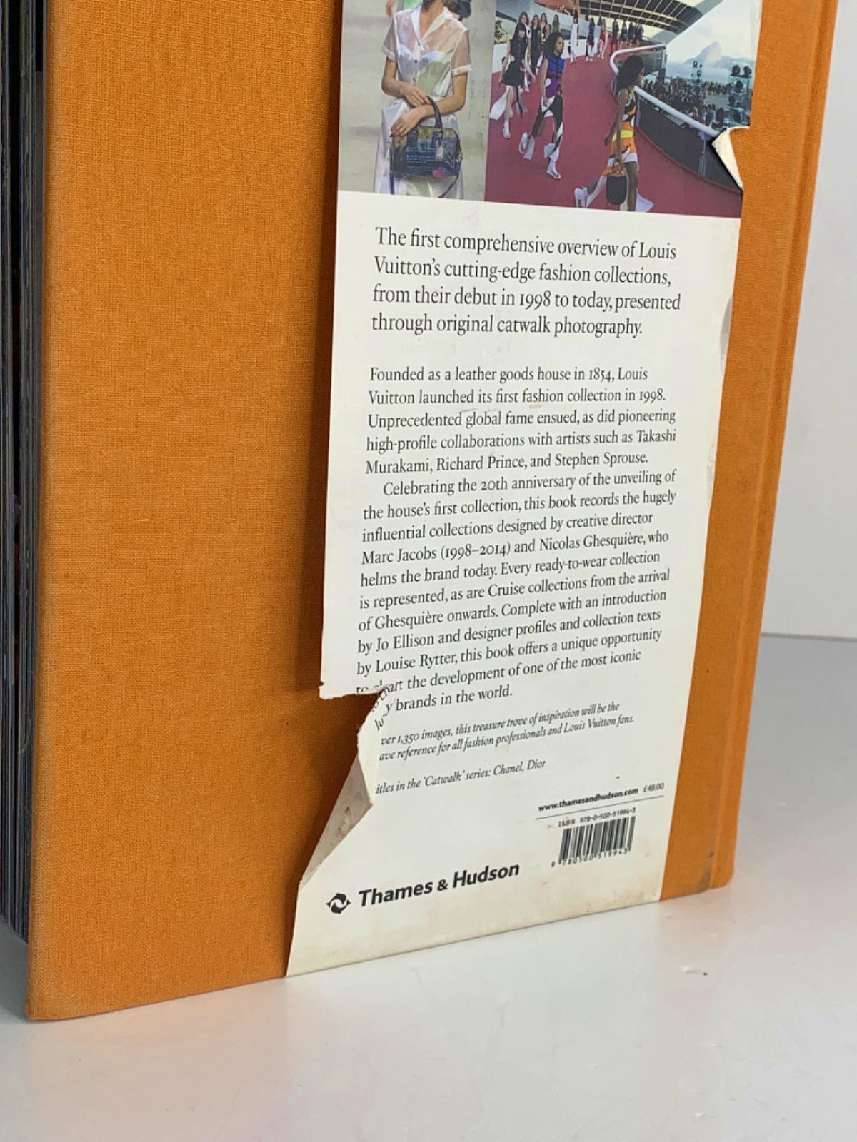 Louis Vuitton Orange Catwalk Book