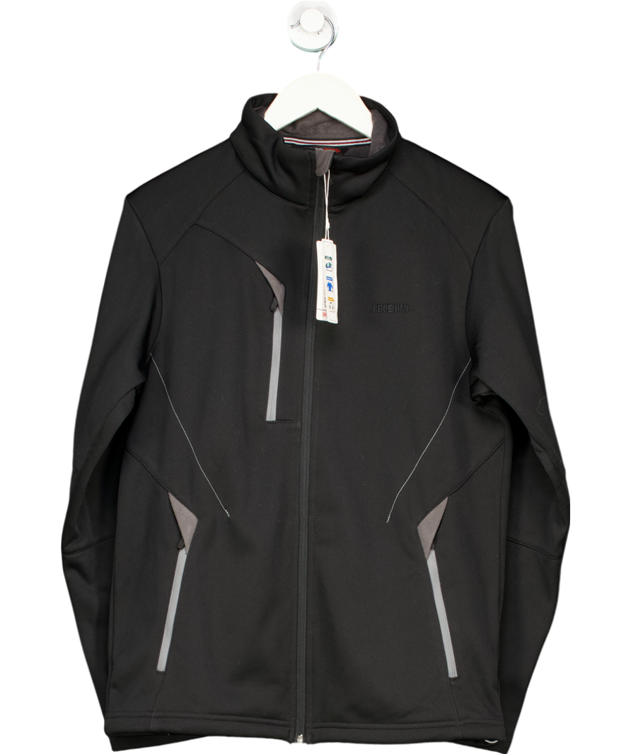 North End Sports Black Zip Track Jacket UK S