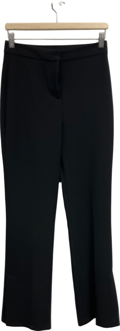 ZARA Black Split Hem Tailored Trousers UK S