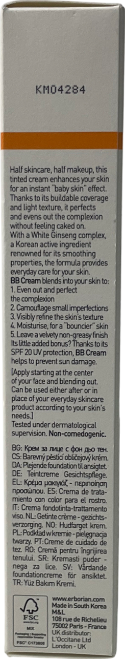 Erborian Bb Cream Nude 40ml