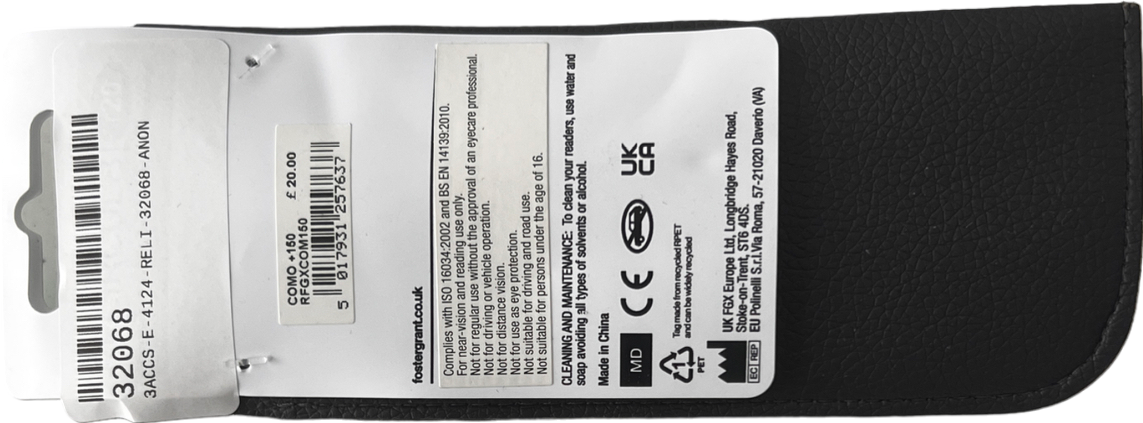 foster grant Como Lenses Reading glasses Green +1.5