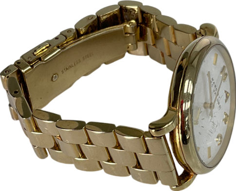 Marc by Marc Jacobs Metallic Gold-tone Watch Mbm 3243 One Size