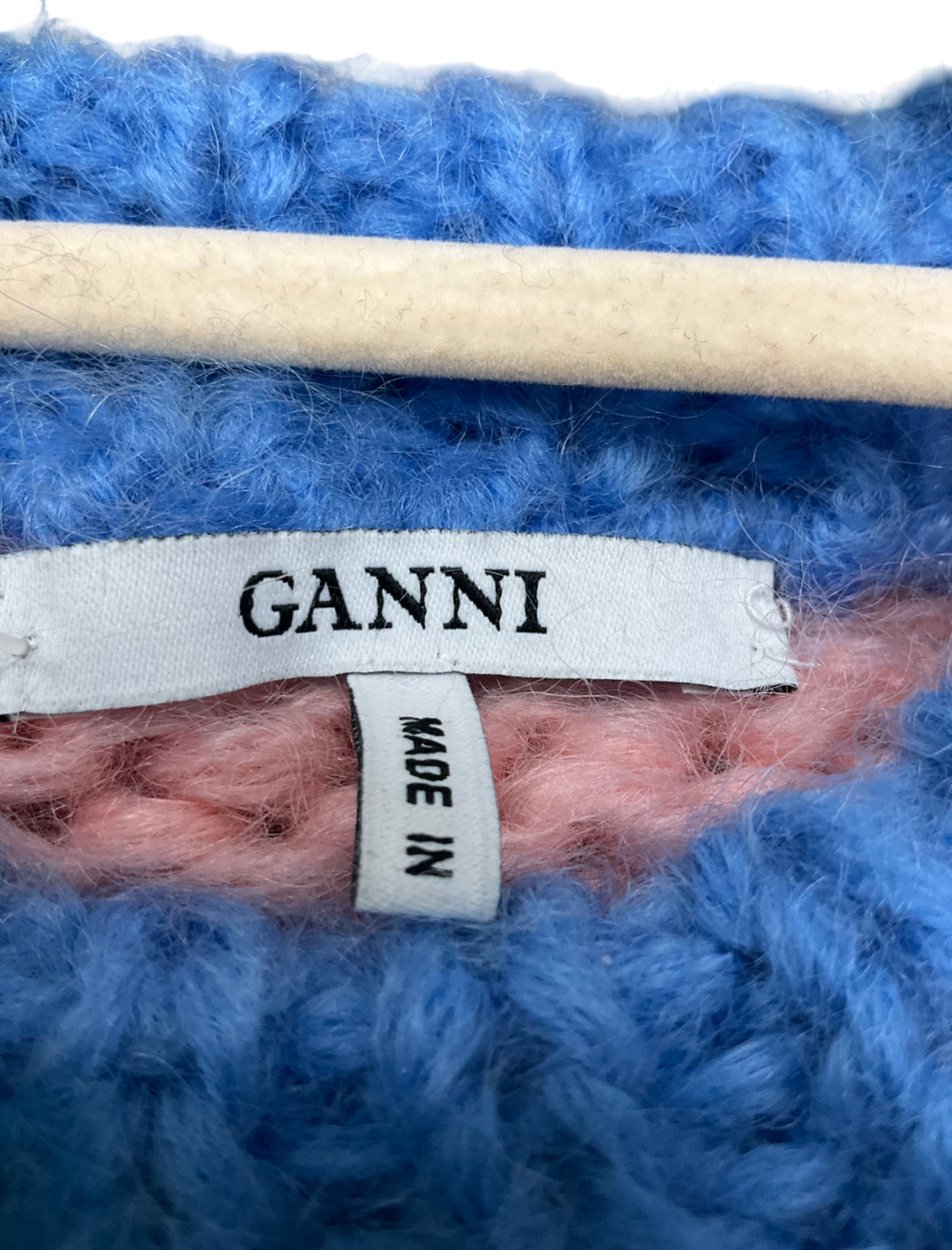 Ganni Multicoloured The Julliard Mohair Jumper UK S