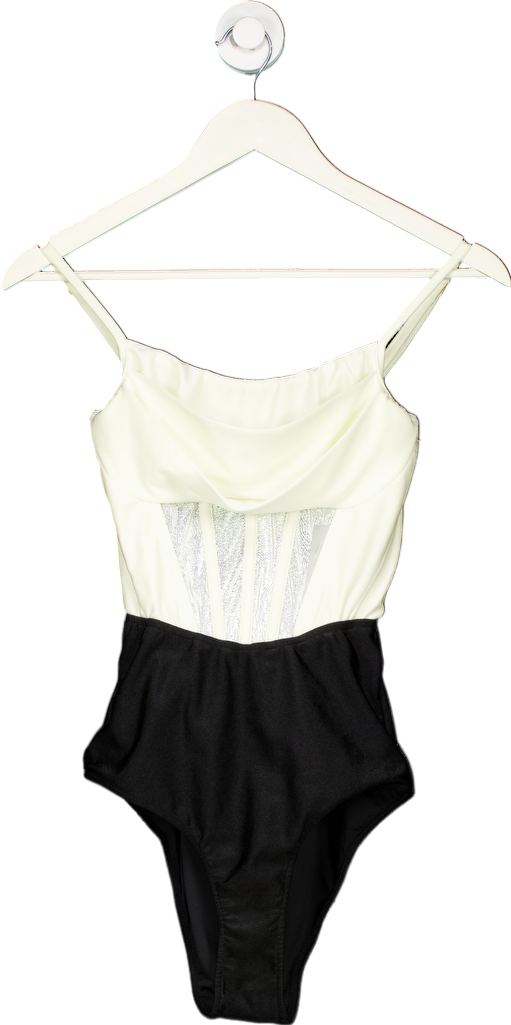 PatBO White and Black Swimsuit UK M