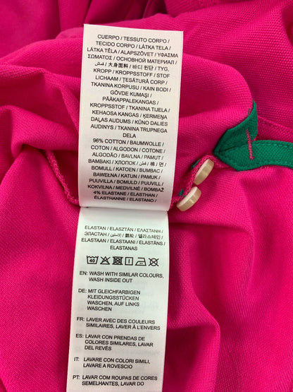 GANT Hyper Pink Contrast Collar Piqué Polo Shirt XL