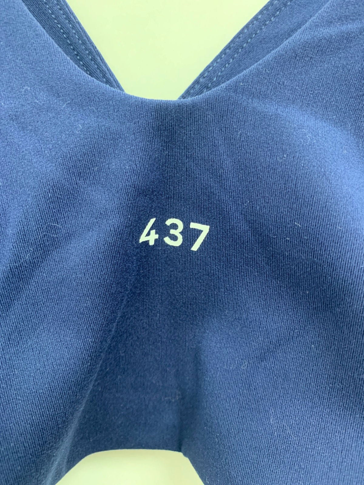 Four Three Seven Navy Sports Bra Small