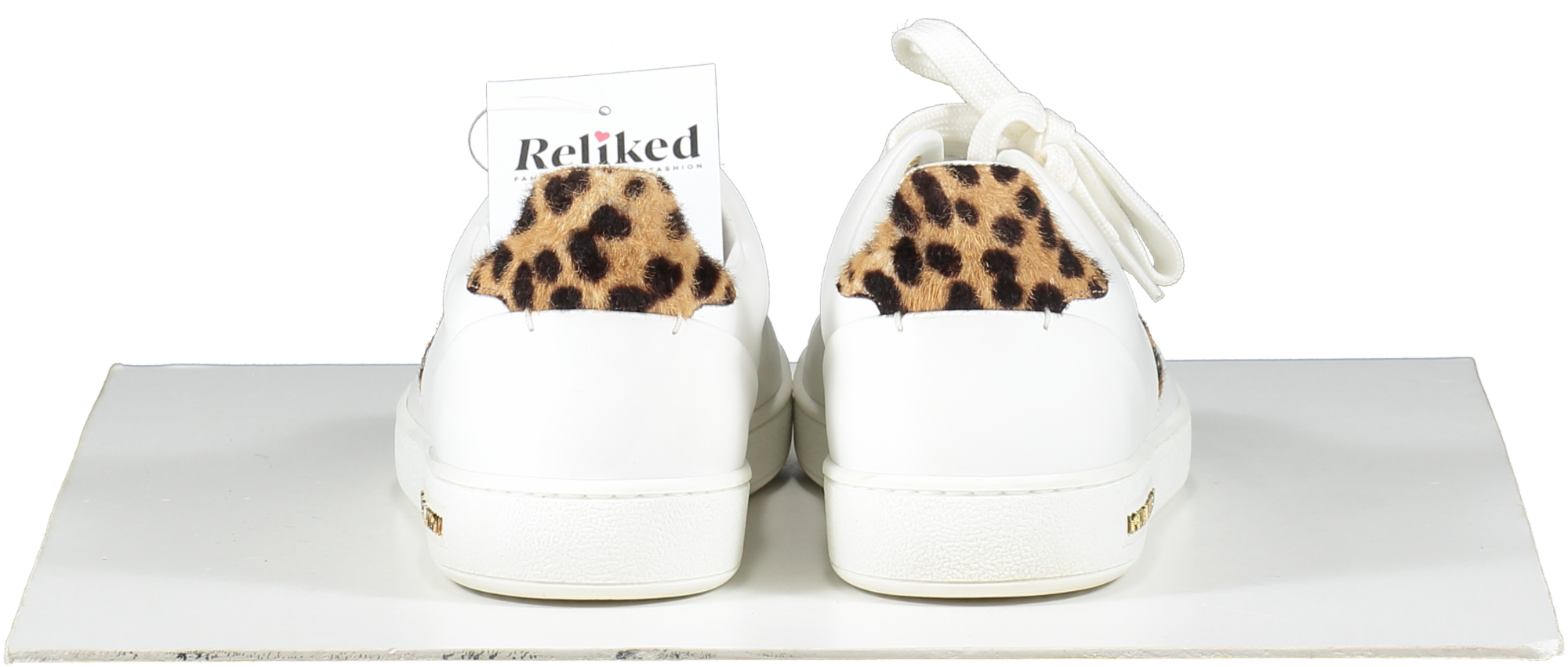 Louis Vuitton White Logo Frontrow Low Top Trainers UK 5 EU 38