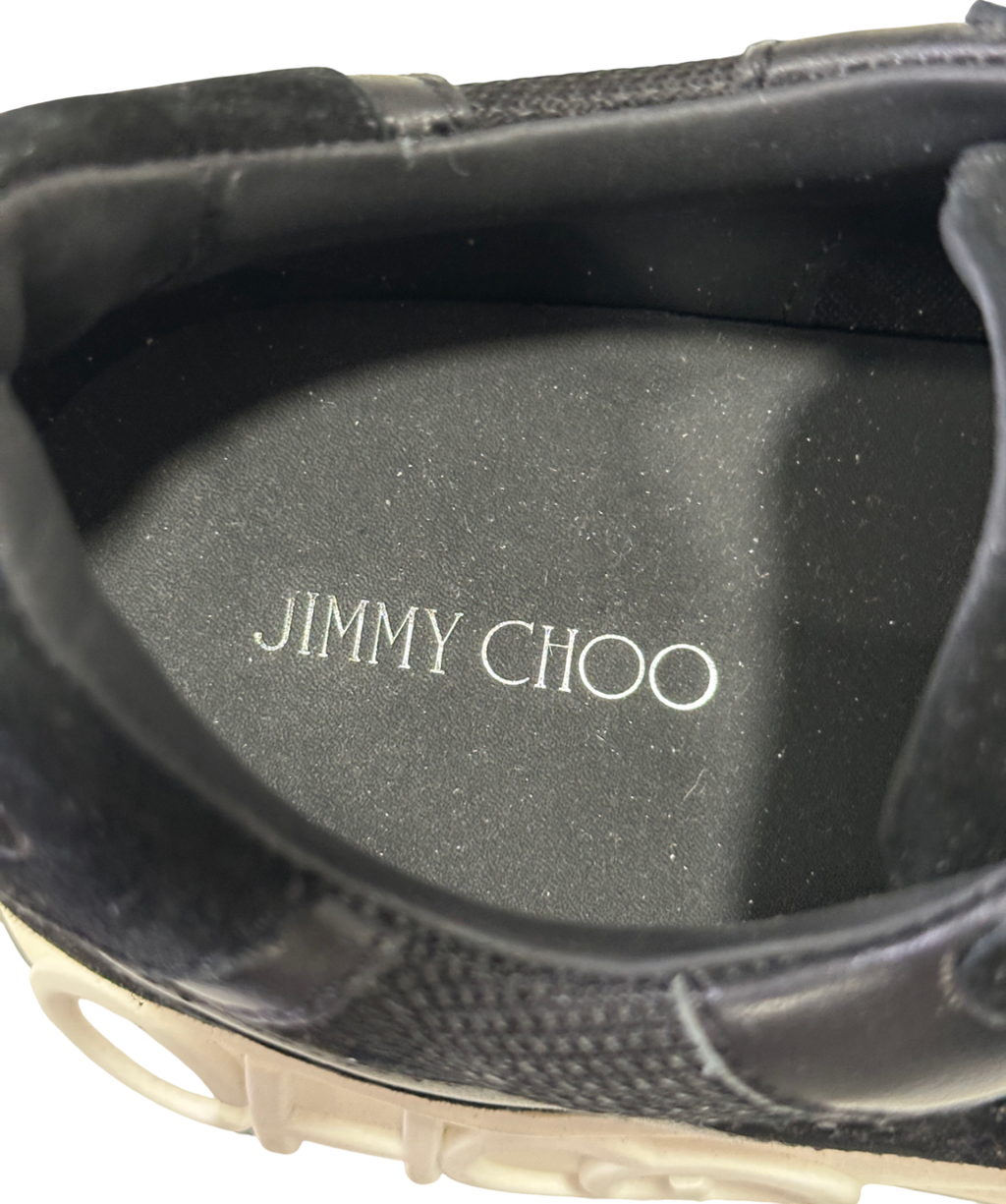 Jimmy Choo Black Landon Chunky Sneaker UK 4 EU 37 👠