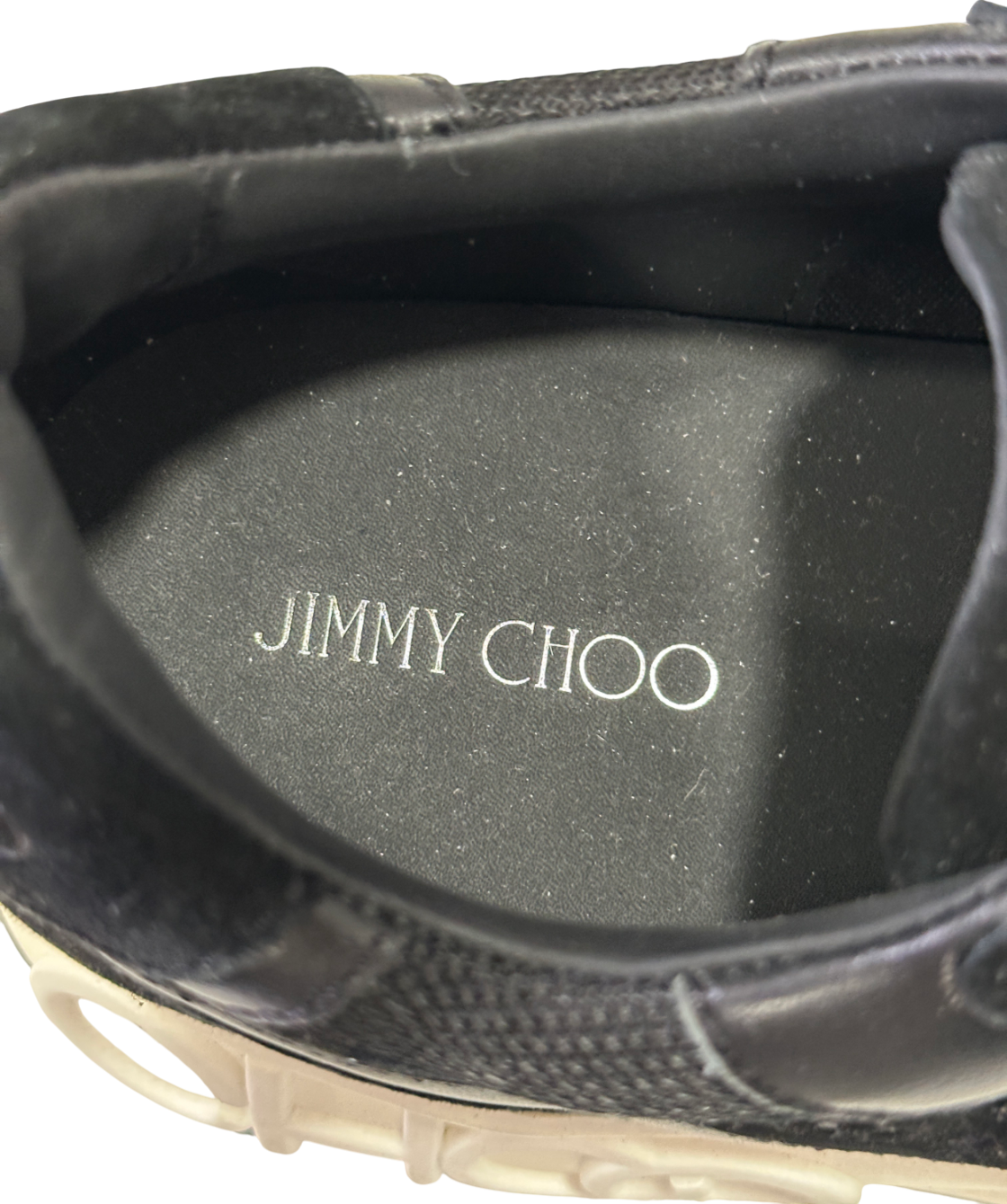 Jimmy Choo Black Landon Chunky Sneaker UK 4 EU 37 👠