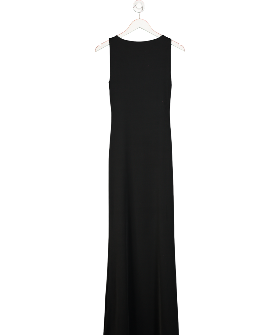 Meshki Black Tarna Sleeveless Slinky Maxi Dress UK XS