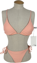 cos Pink Triangle Bikini Set UK 10