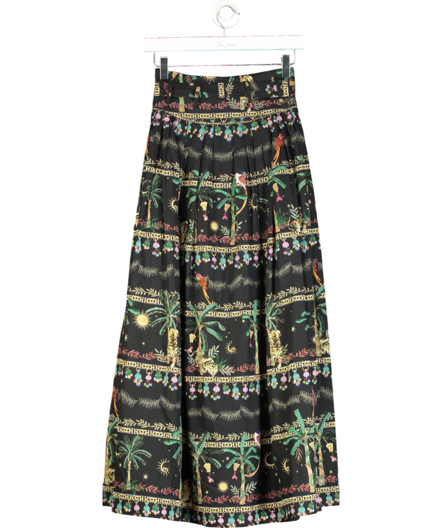 Hayley Menzies Black Midnight Safari Skirt UK XS