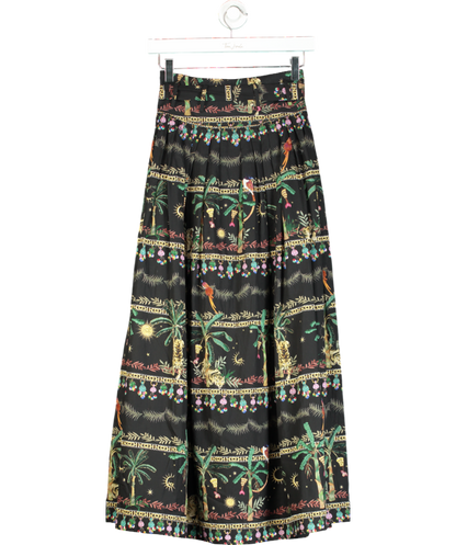 Hayley Menzies Black Midnight Safari Skirt UK XS