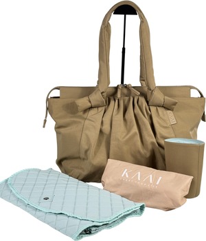 KAAI Mom  / Baby Changing Tote Bag - Sand Beige