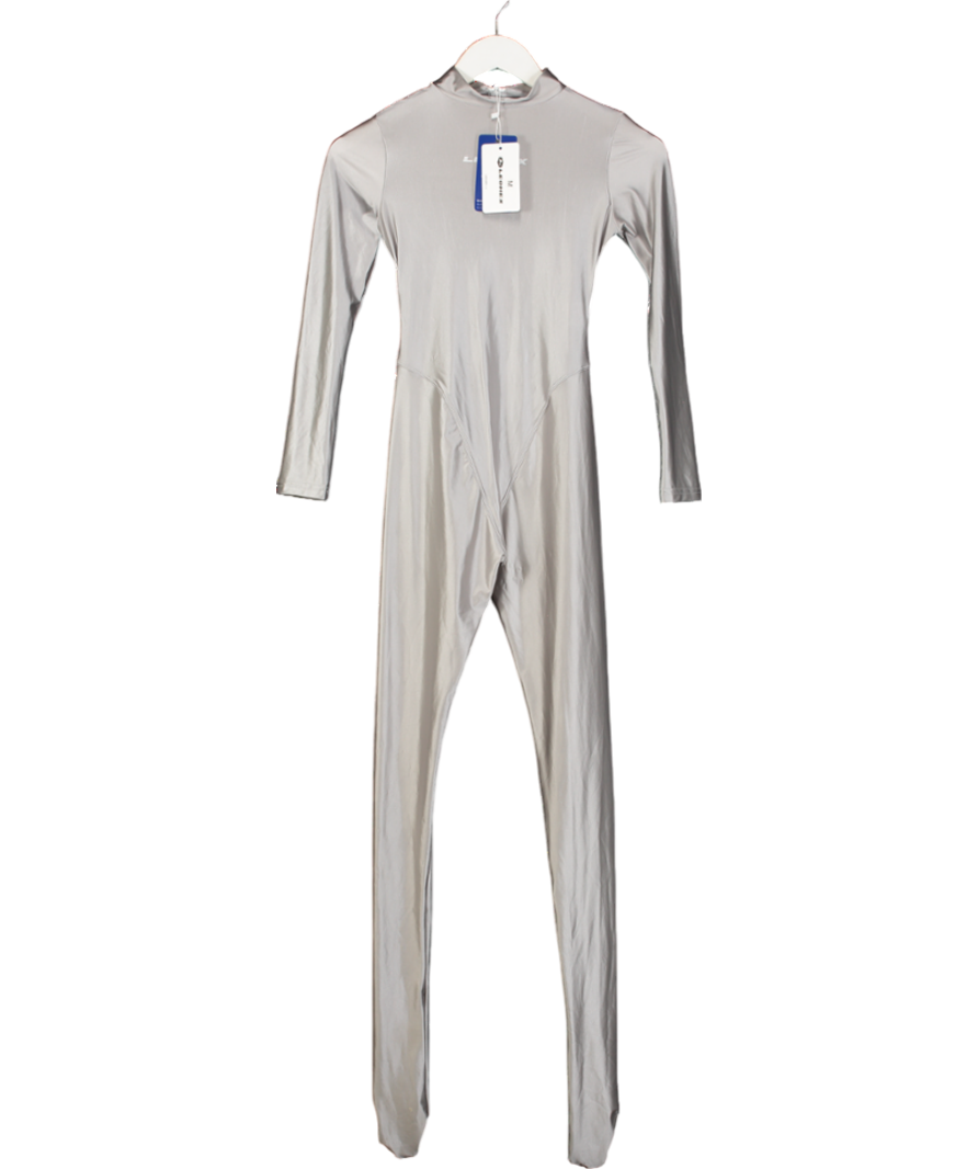 Leohex Metallic Spandex Bodysuit UK M