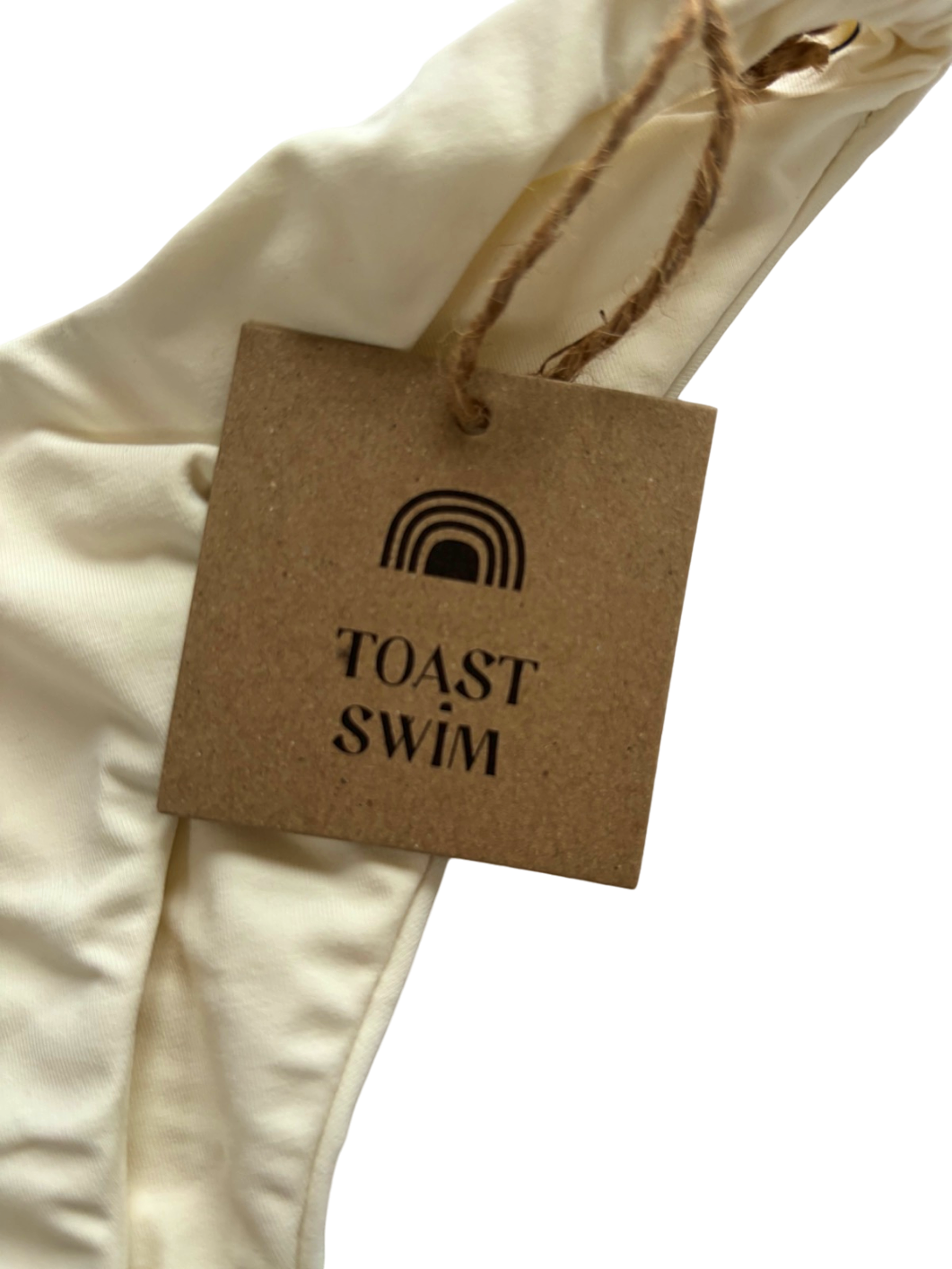 Toast Swim Ivory Bikini Bottom UK S