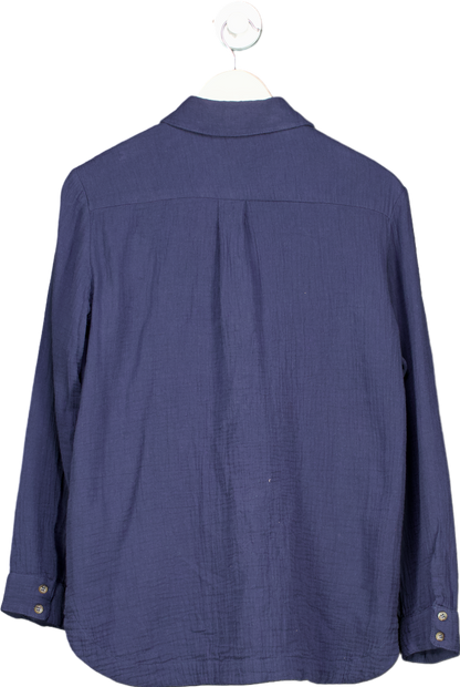 River Island Navy Relaxed Shirt UK 6