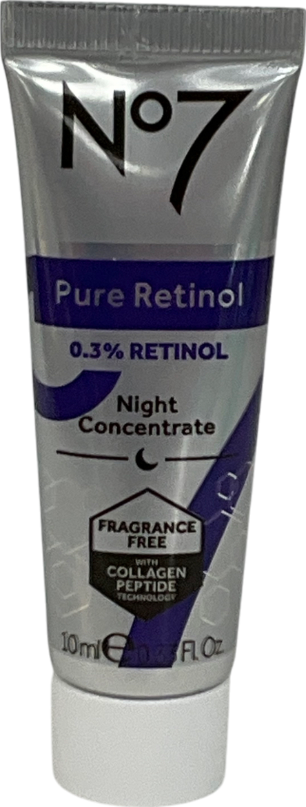 No7 Pure Retinol 0.3% Retinol Night Concentrate 10ml