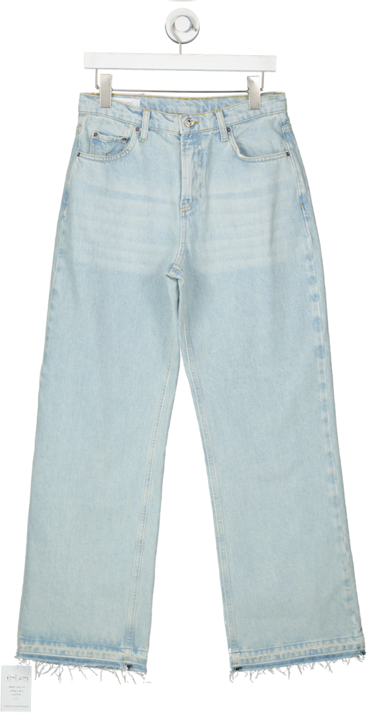 de rococo Blue Distressed Hem Jeans W27