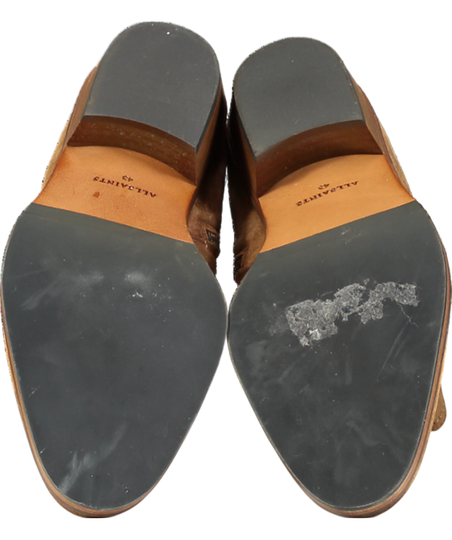 All Saints Brown Ridge Suede Boots UK 9 EU 43 👞