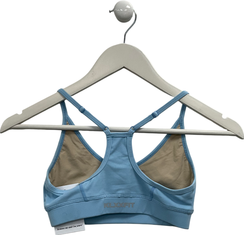 KlxxFit Blue Sports Bra UK S